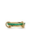 Spinelli Kilcollin Exclusive Riviera Marigold Max 18k Yellow Gold Sapphire And Emerald Ring In Green