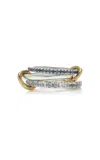 Spinelli Kilcollin Exclusive Riviera Norah 18k Yellow Gold Multi-stone Ring In Blue