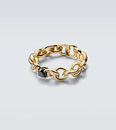 Spinelli Kilcollin Fused Serpens Large 18kt Gold Ring With Diamond