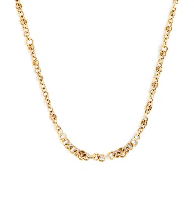 Spinelli Kilcollin Gold And Diamond Gravity Chain Necklace
