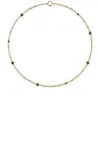 Spinelli Kilcollin Gravity Estrella Emerald Necklace In 18k Yellow Gold & Emerald