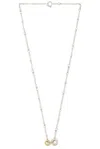 Spinelli Kilcollin Gravity Necklace In Sterling Silver & Gold