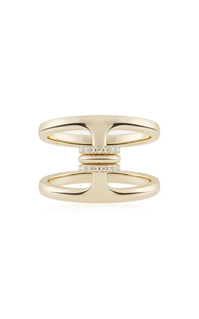 Spinelli Kilcollin Hoorsenbuhs Collab 18k Yellow Gold And Diamond Ring