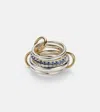 Spinelli Kilcollin Janssen Sg 18kt Gold And Sterling Silver Ring With Sapphires