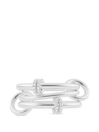 Spinelli Kilcollin Jovie Diamond Ring In Silver
