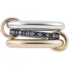 Spinelli Kilcollin Libra Linked Diamond Ring In Multi