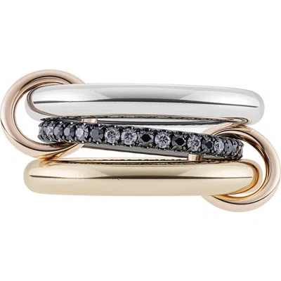 Spinelli Kilcollin Libra Linked Diamond Ring In Multi