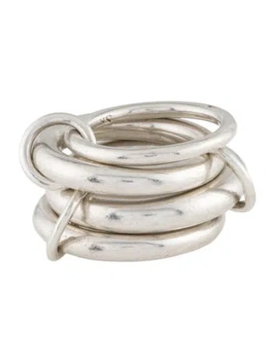 Pre-owned Spinelli Kilcollin Linked Stackable Ring In Multi