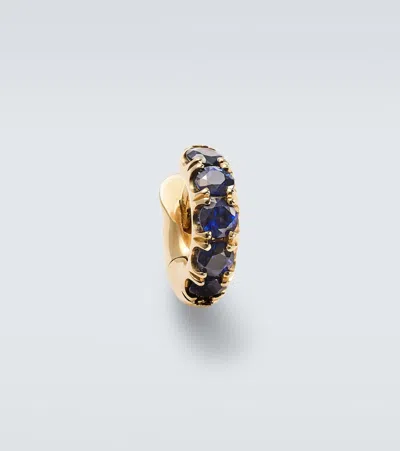 Spinelli Kilcollin Macro Mini 18kt Gold Earrings With Sapphires In Blue