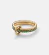 Spinelli Kilcollin Marigold 18kt Yellow Gold Ring With Emeralds In Emerald Yellow Gold