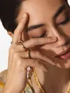 Spinelli Kilcollin Mercury Mx Three Linked Ring In Gold