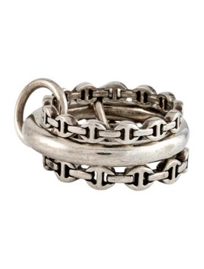Pre-owned Spinelli Kilcollin Microdame Sk Silver In Multicolor