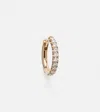 Spinelli Kilcollin Mini Micro Hoop Pavé 18kt Gold And Diamond Single Earring In Gold