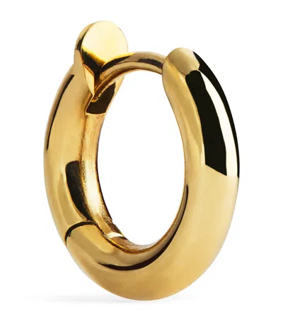 Spinelli Kilcollin Mini Yellow Gold Core Micro Single Hoop Earring