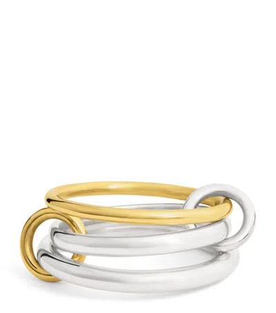 Spinelli Kilcollin Mixed Gold Core Connect Ring