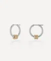 Spinelli Kilcollin Mixed Metal Ara Deux Hoop Earrings In Metallic