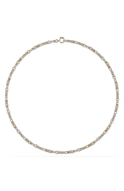 Spinelli Kilcollin Mixed Metal Helio Chain Necklace In Gold