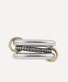 Spinelli Kilcollin Mixed Metal Libra Gris Ring