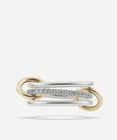 Spinelli Kilcollin Mixed Metal Sonny Gris Ring In Silver