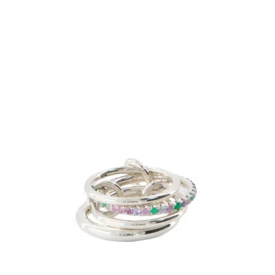 Spinelli Kilcollin Nimbus Ss Ring - Green - Silver In Not Applicable