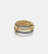 Spinelli Kilcollin Norah 18kt Gold Ring With Sapphires In Gold