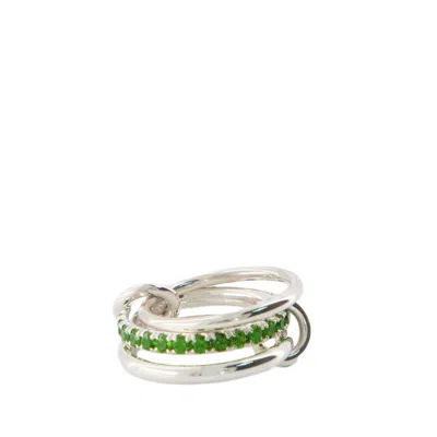 Spinelli Kilcollin Petunia Chrome Diopside Ring - Green - Silver