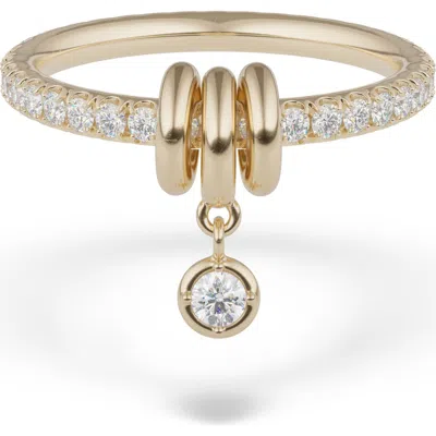 Spinelli Kilcollin Pia Pavé Diamond Ring In Gold
