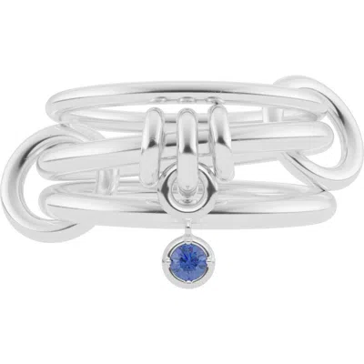 Spinelli Kilcollin Piera Linked Rings In Silver