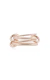 Spinelli Kilcollin 18k Rose Gold Four Band Ring