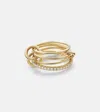 Spinelli Kilcollin Pisces Pavé 18kt Gold Ring With Diamonds In Yellow Gold