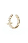 Spinelli Kilcollin Portia Sg Baguette Diamond Ear Cuff In Gold