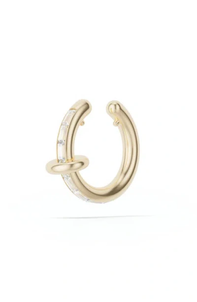 Spinelli Kilcollin Portia Sg Baguette Diamond Ear Cuff In Gold