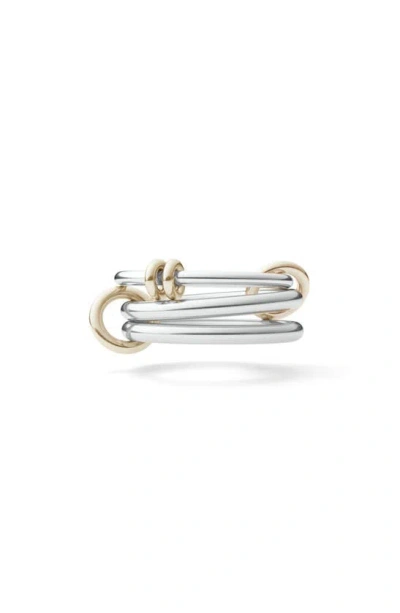 Spinelli Kilcollin Raneth Link Ring In Silver Gold