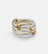 Spinelli Kilcollin Raneth Sterling Silver And 18kt Gold Ring In Silver Yg