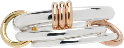 Spinelli Kilcollin Silver & Gold Orion Sg Ring In Silver / 18k Gold