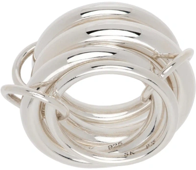 Spinelli Kilcollin Silver Aquarius Petite Ring In Sterling Silver