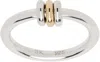 Spinelli Kilcollin Silver Sirius Sg Ring In Silver Yellow Gold