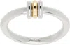 Spinelli Kilcollin Silver Sirius Sg Ring In Silver Yellow Gold