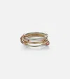 Spinelli Kilcollin Solarium 18kt Gold And Sterling Silver Ring In Gold