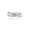 Spinelli Kilcollin 18k Yellow Gold Solarium Mx 3 Ring In Silver,18k Gold,rose Gold