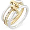 Spinelli Kilcollin Sonja Linked Rings In Gold