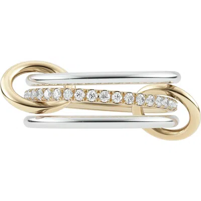 Spinelli Kilcollin Sonny Diamond Linked Rings In Multi