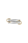 Spinelli Kilcollin Sonny Linked Diamond Ring In Sg