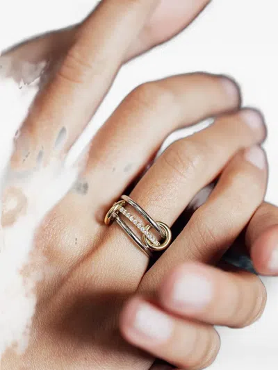 Spinelli Kilcollin Sonny Mx Diamond Ring In Gold