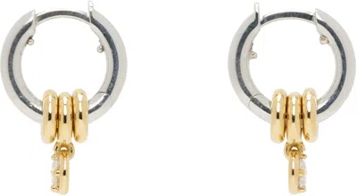 Spinelli Kilcollin Ssense Exclusive Zahra Hoop Sg Wd Earrings In Multi