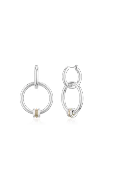 Spinelli Kilcollin Sterling Silver And 18k Gold Earrings In Metallic