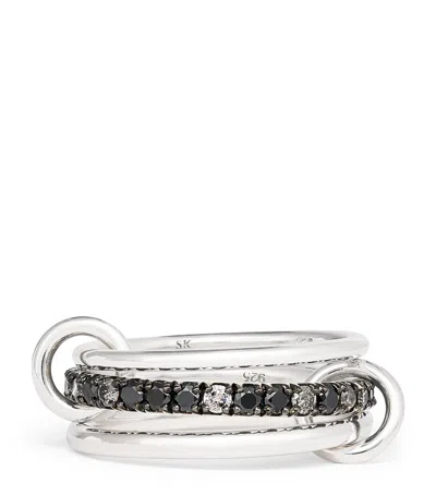 Spinelli Kilcollin Sterling Silver And Diamond Ring In Metallic