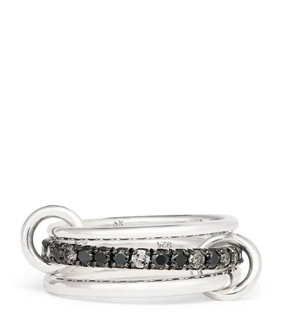 Spinelli Kilcollin Sterling Silver And Diamond Ring In Multi