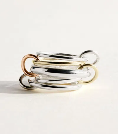 Spinelli Kilcollin Sterling Silver And Mixed Gold Leo Ring