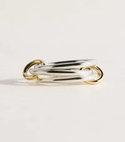 Spinelli Kilcollin Sterling Silver And Yellow Gold Ring In Gray